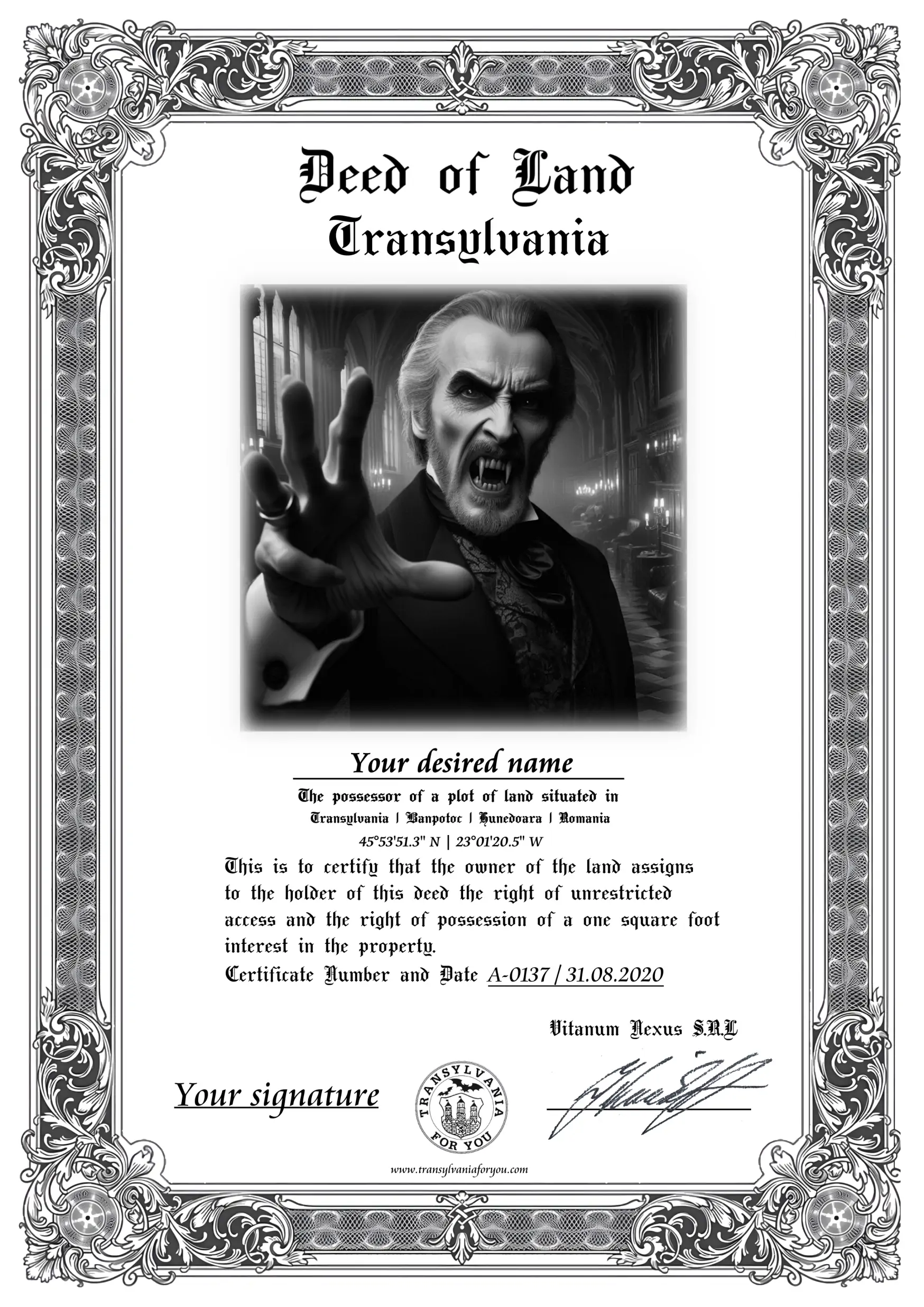 Count Dracula, Christopher Lee