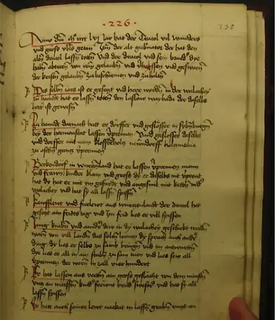 Dracula text, manuscript from Bram Stoker's novel