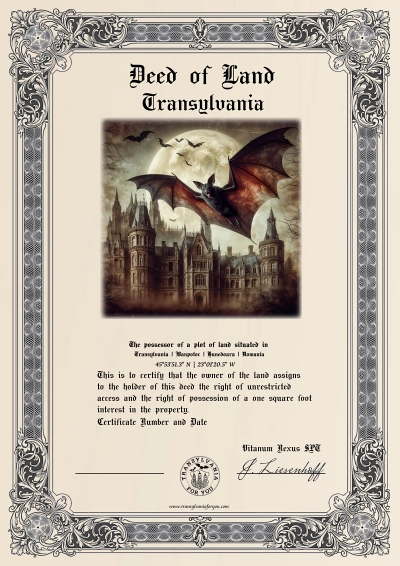 Preview of your personalized Vampire Bat certificate